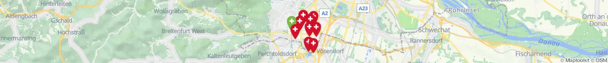 Map view for Pharmacies emergency services nearby Neuerlaa (1230 - Liesing, Wien)